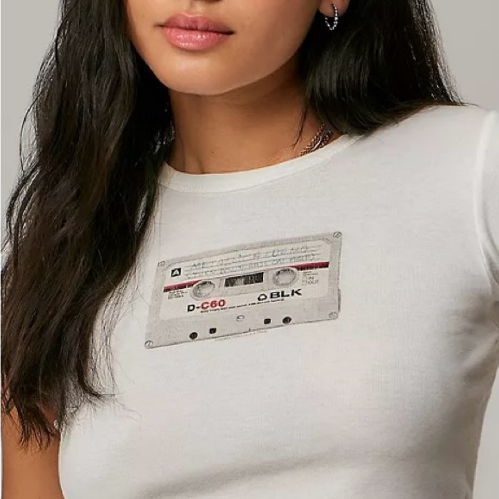 Retro Casette Baby Tee